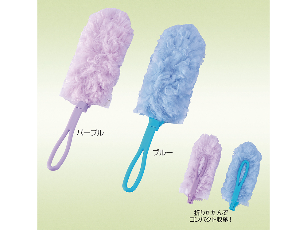 簡単折りたたみふわもこモップ
