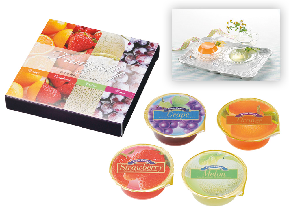 【完売】彩り果樹園フルーツゼリー 4個入