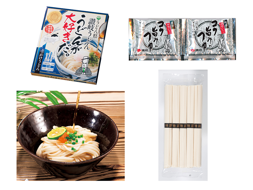 【完売】うどん県 うどん大好きだ 讃岐のぶっかけうどん5束