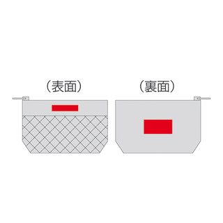 仕分けできる3層ポーチ