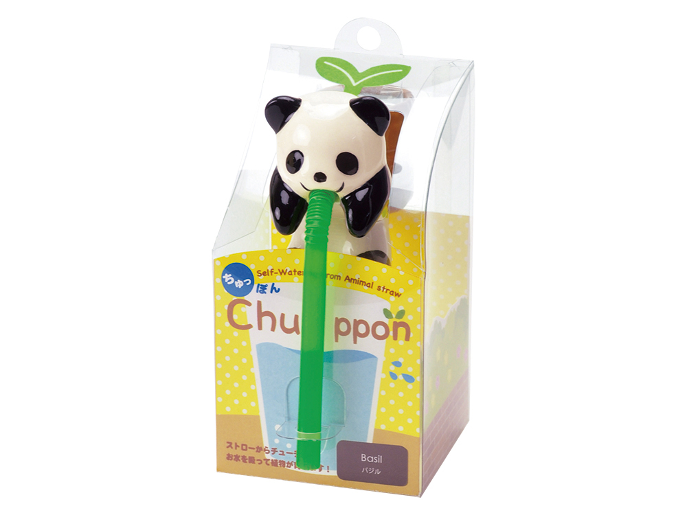 ちゅっぽん パンダのバジル栽培セット