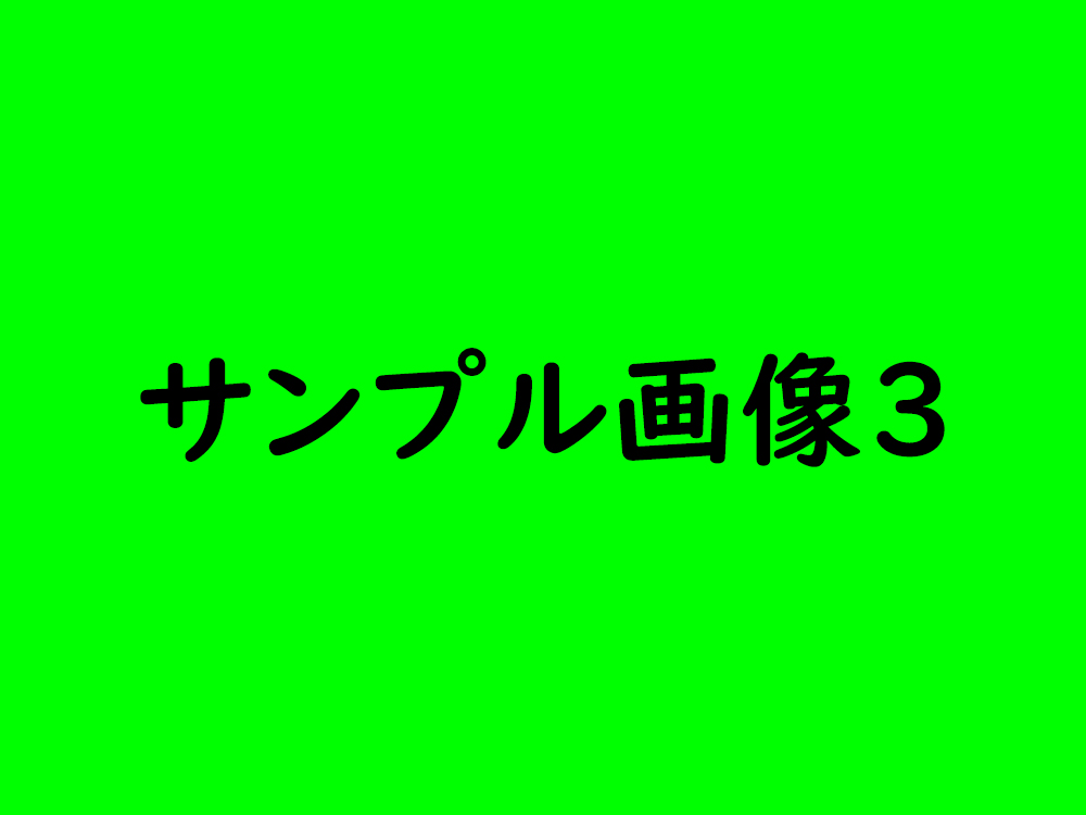【完売】サンプル＿３