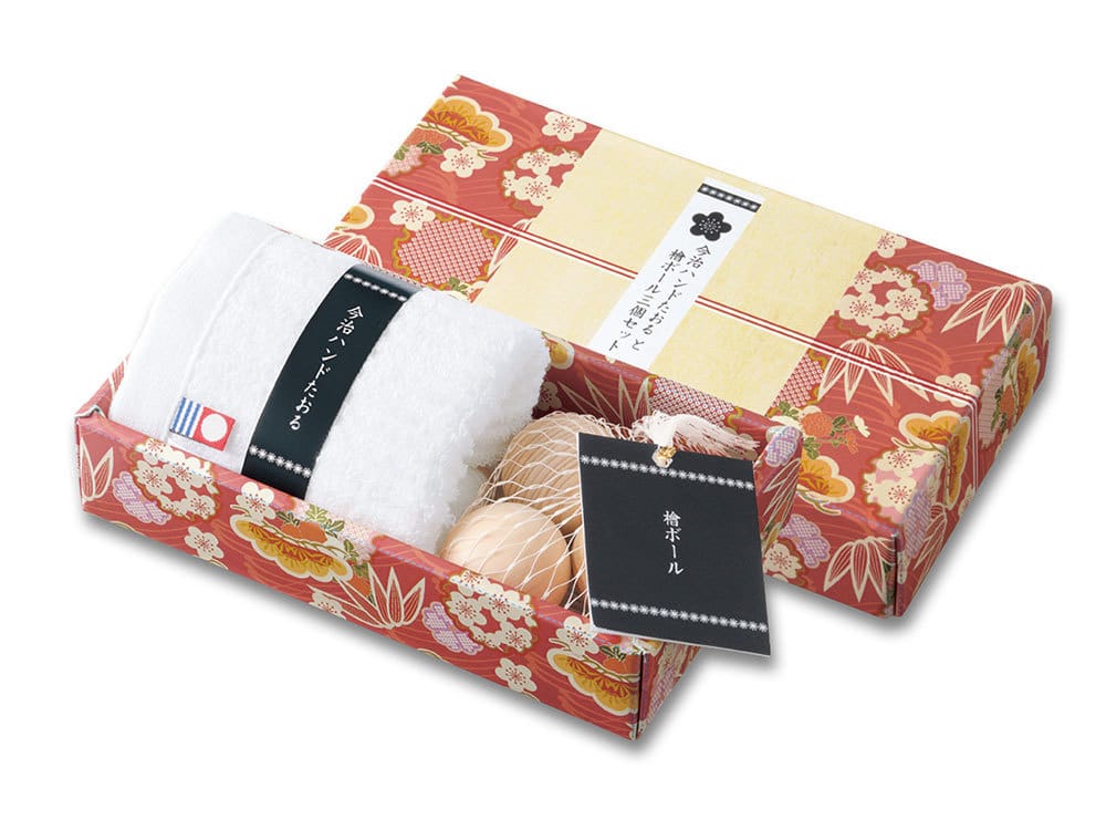 今治ハンドたおると檜ボール三個セット