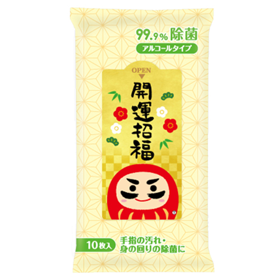 開運招福 99.9% 除菌ウェットティッシュ