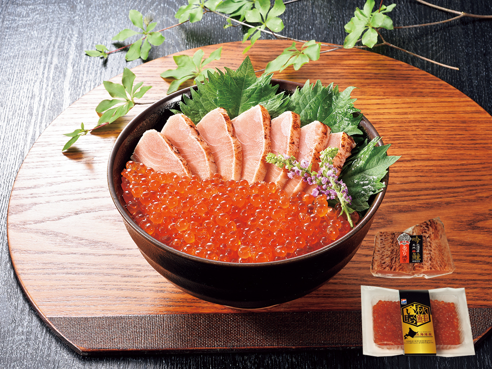 【完売】北海道鮭いくらの親子丼 2~3人前セット