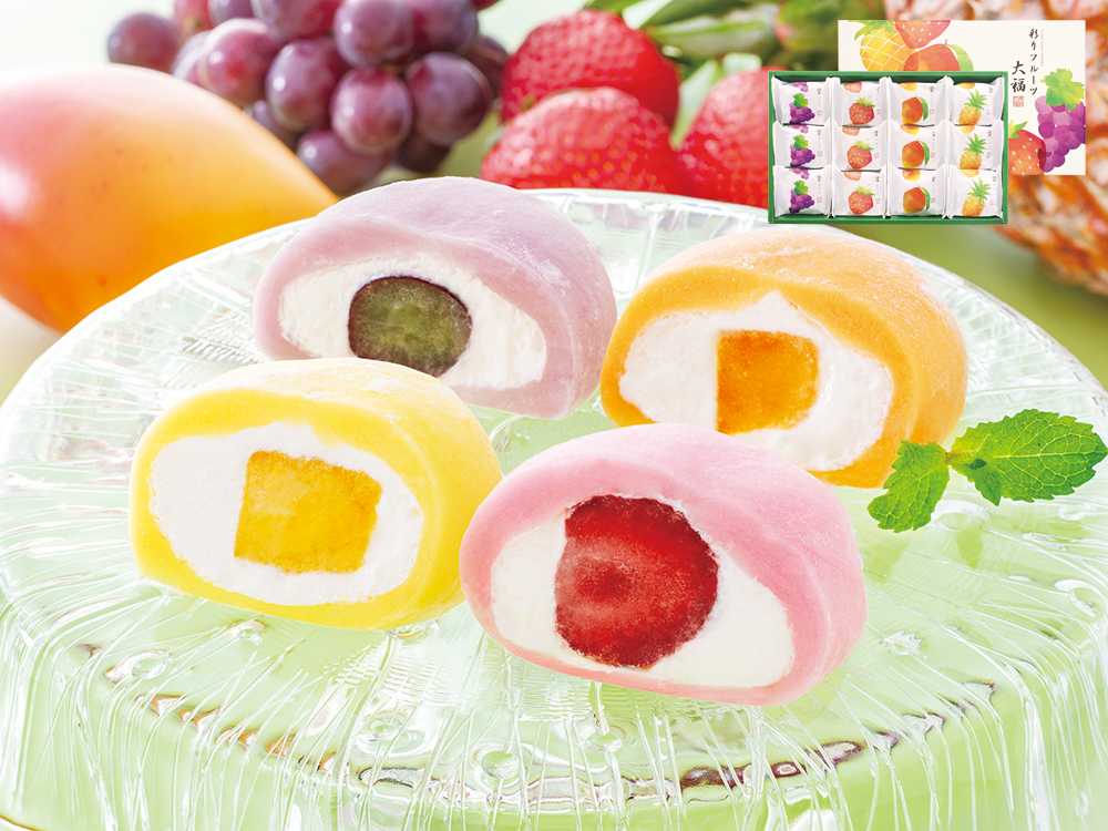 【完売】果実のキモチ 彩りフルーツ大福 12個入
