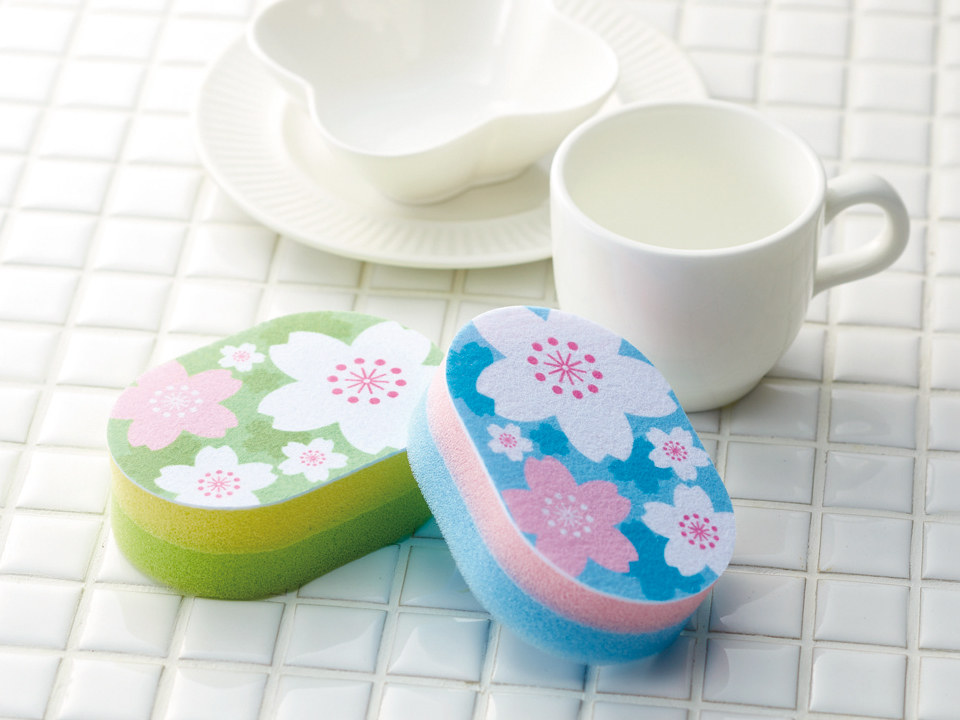 さくらキッチンスポンジ（1コ入）