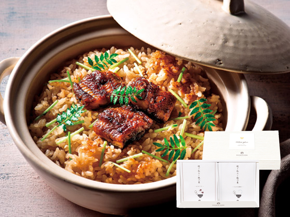 【完売】炊き込みご飯の素 はまぐり・うなぎの蒲焼2食セット