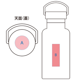 メタルハンドルサーモボトル 420ml