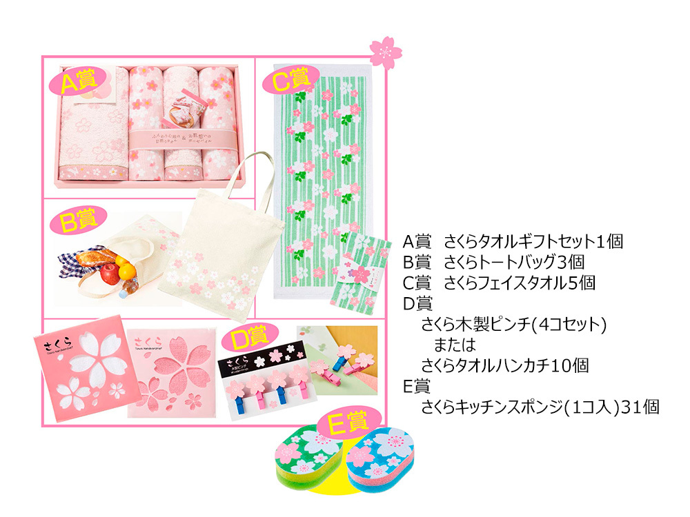桜まつりプレゼント（50人用）