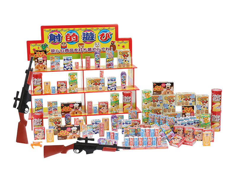 お菓子射的チャレンジ100