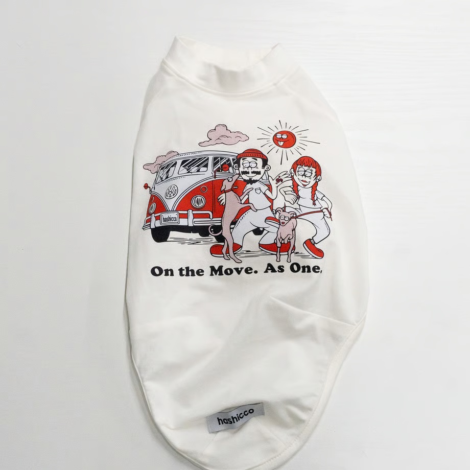 【欠品】On the move.犬用:WHITE