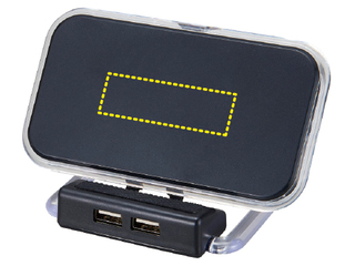 2USBポート付ワイヤレス充電器 アスタブ