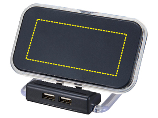 2USBポート付ワイヤレス充電器 アスタブ