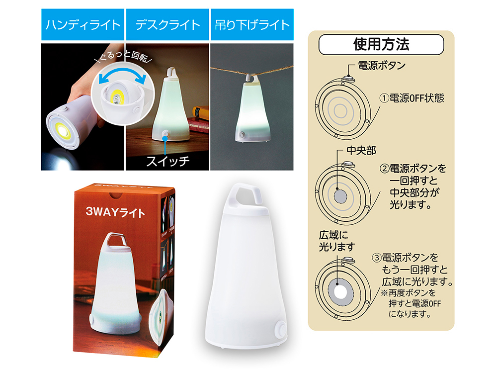 3WAYライト