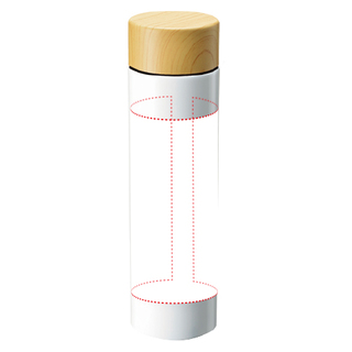 木目調サーモステンレスボトル450ml