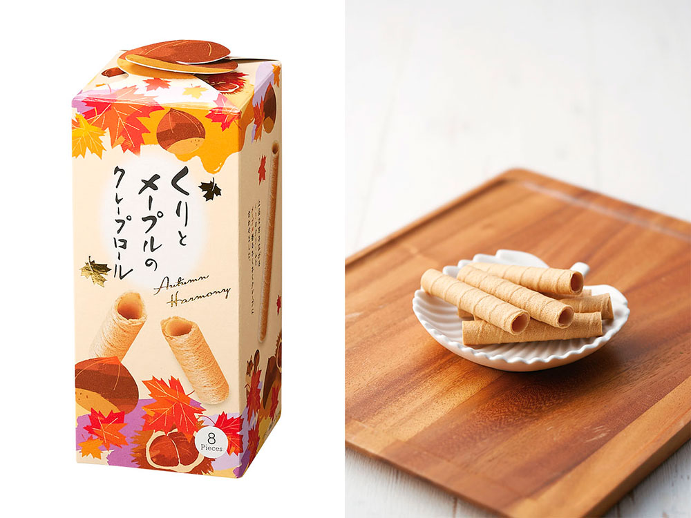 【完売】くりとメープルのクレープロール 8個入