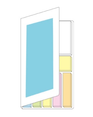 ブックメモ付箋（L）