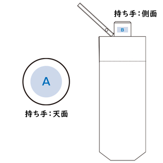 シンプル遮光折りたたみ傘