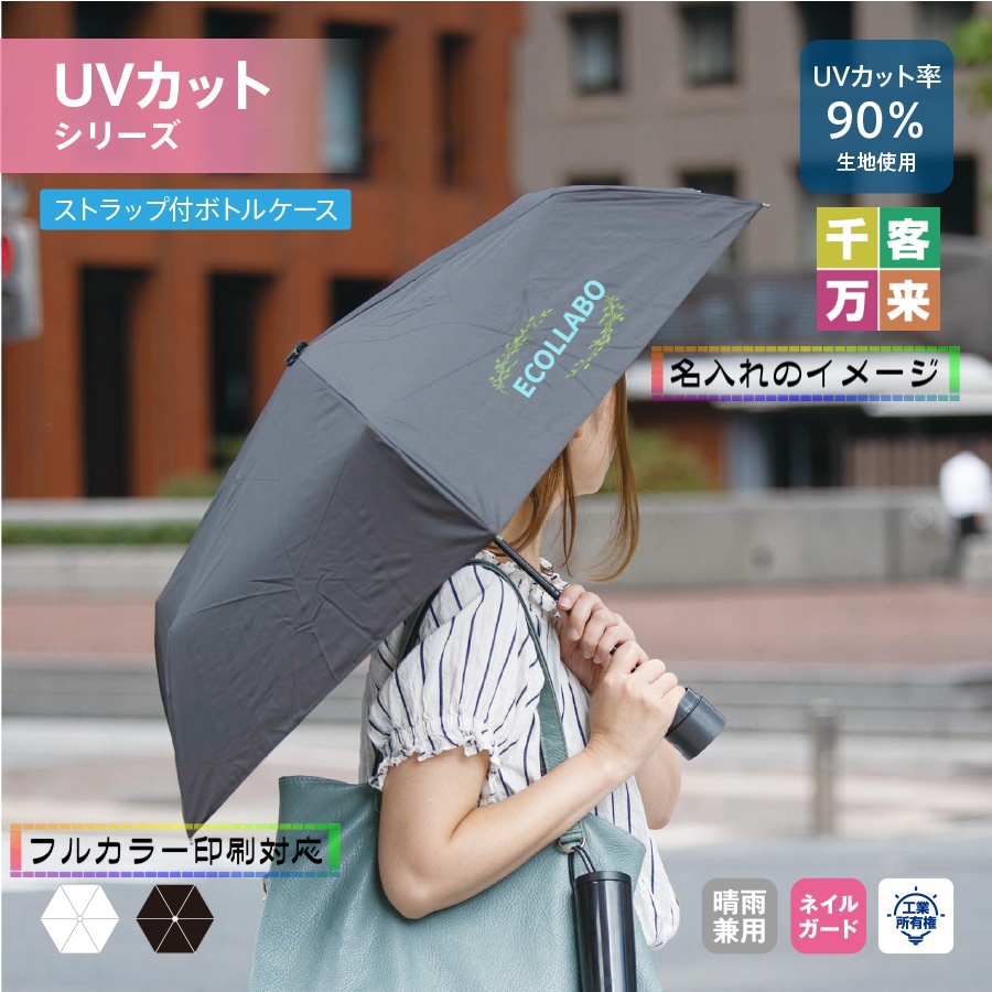 ボトルケースUV折りたたみ傘