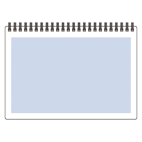 ホワイトボード型A5ノート