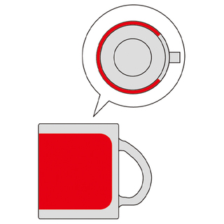 フロストガラスマグ
