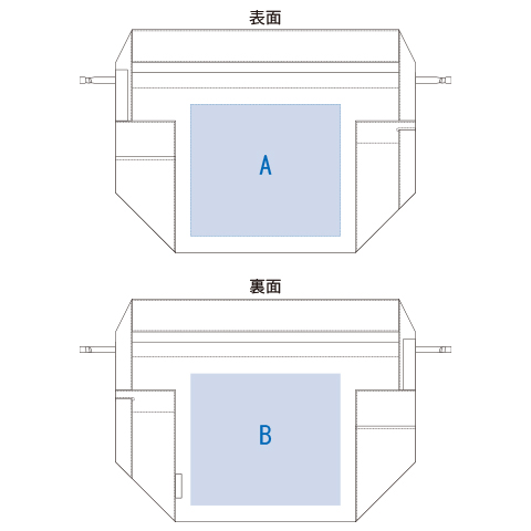 クルリト コンパクトクーラー巾着ショルダーバッグ