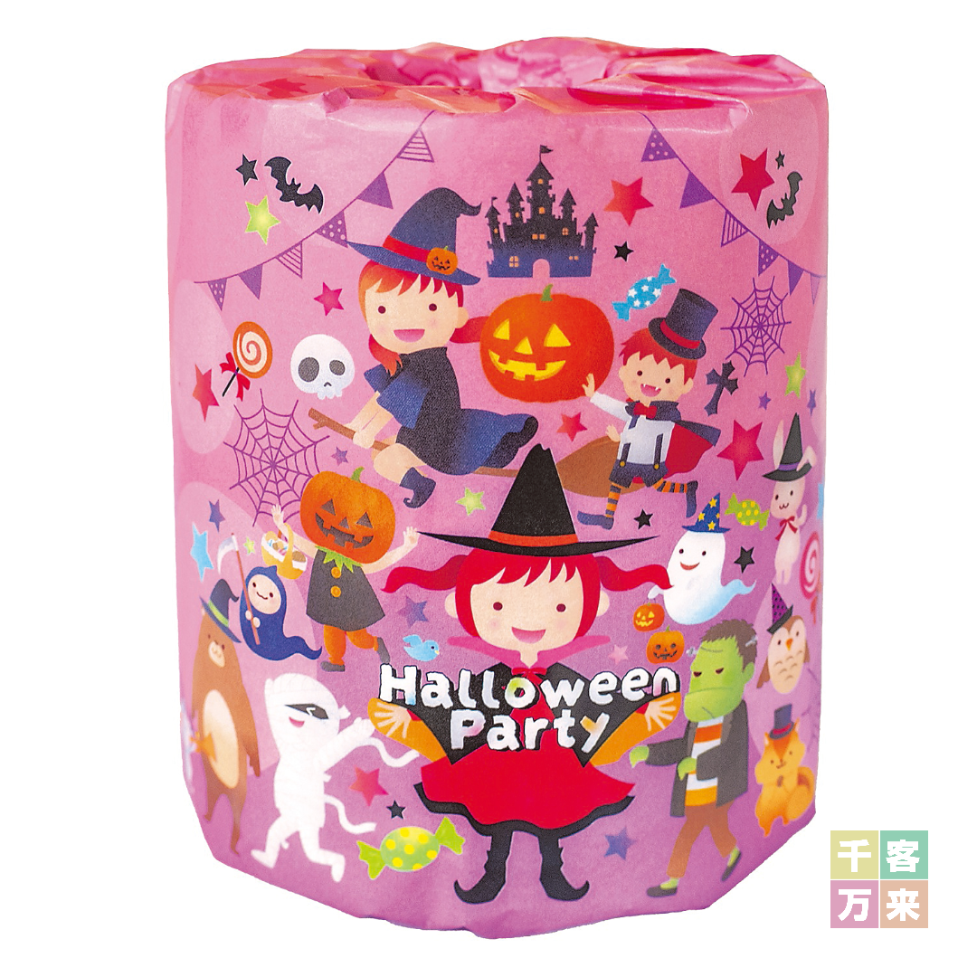 ハロウィンパーティートイレットプリントロールダブル（30m）