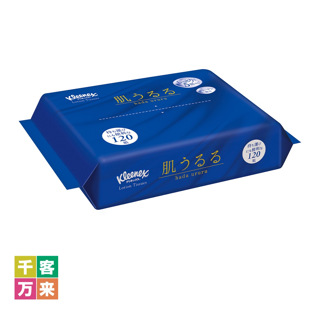 クリネックスティシューローション肌うるるソフトパック120W
