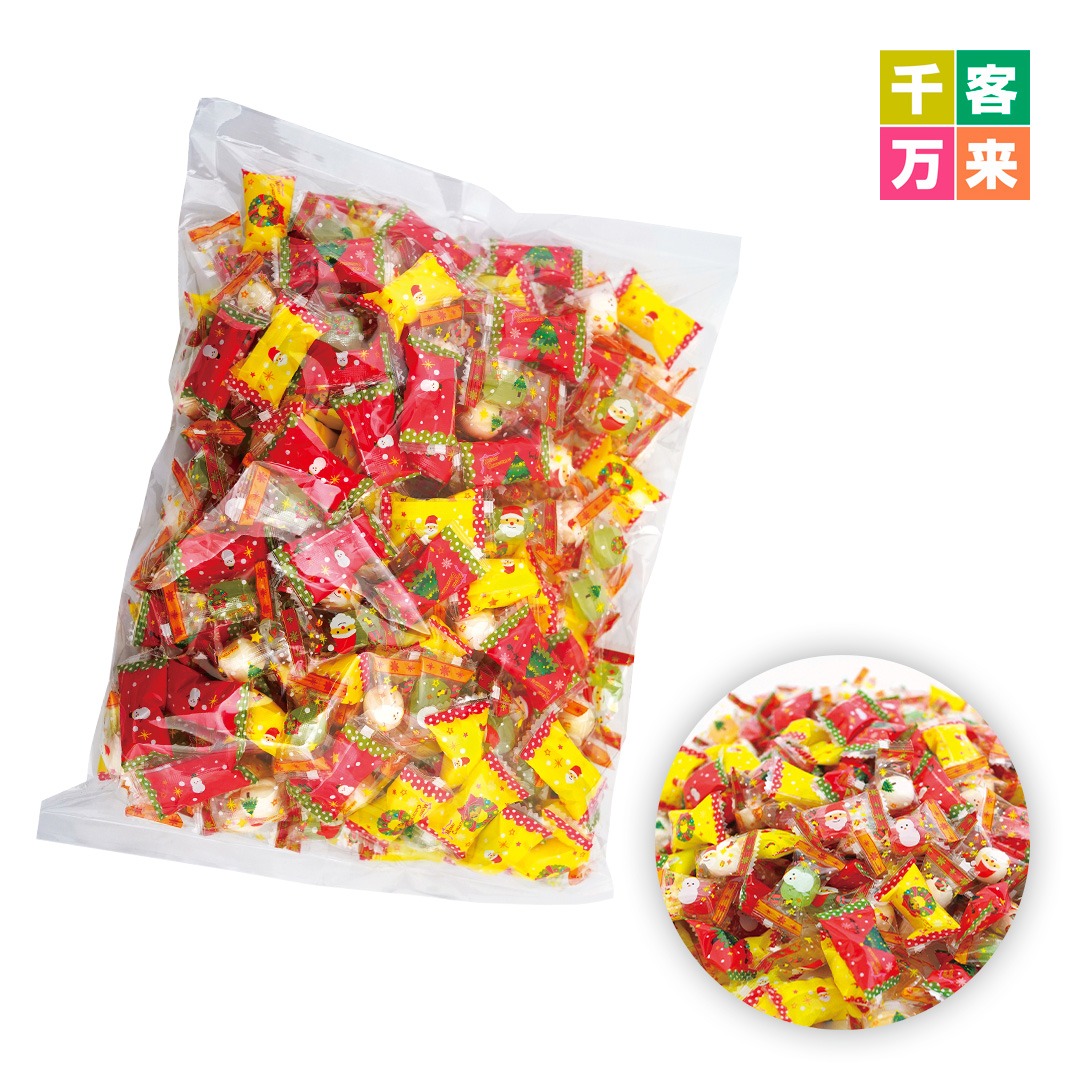 ボリューム満点！クリスマスキャンディパック800g