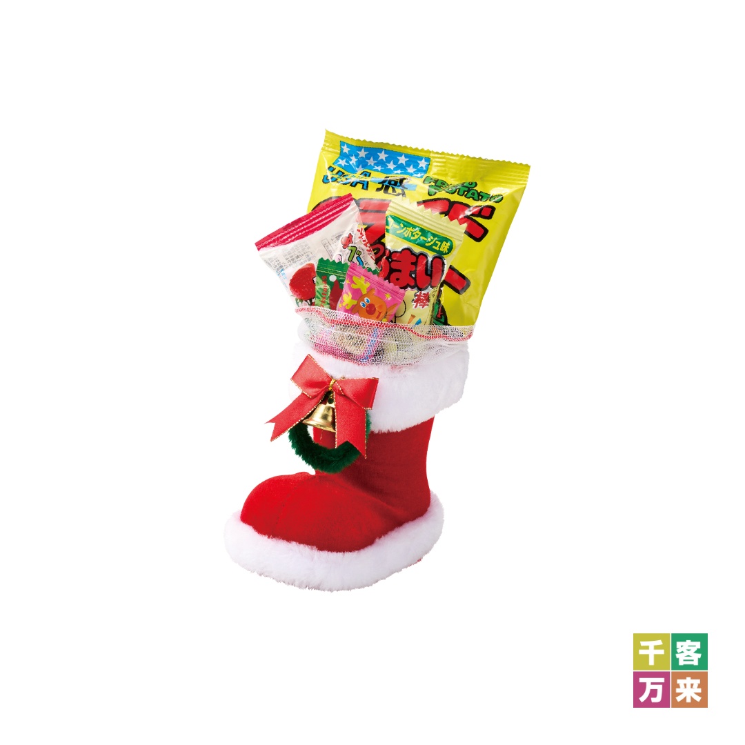 クリスマス4インチふわふわブーツ