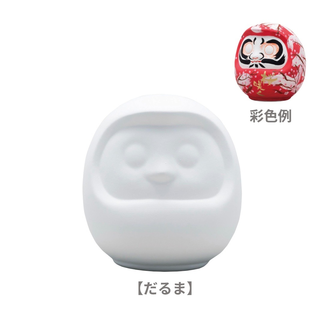 らくがき貯金箱（だるま）