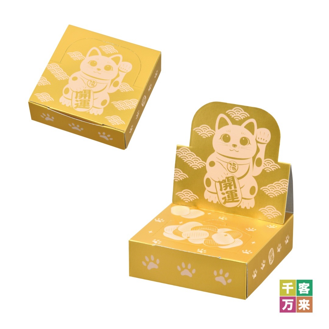 まねきねこ ゴールドBOXティッシュ20W