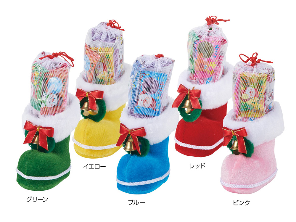 【完売】クリスマス カラフルミニブーツ