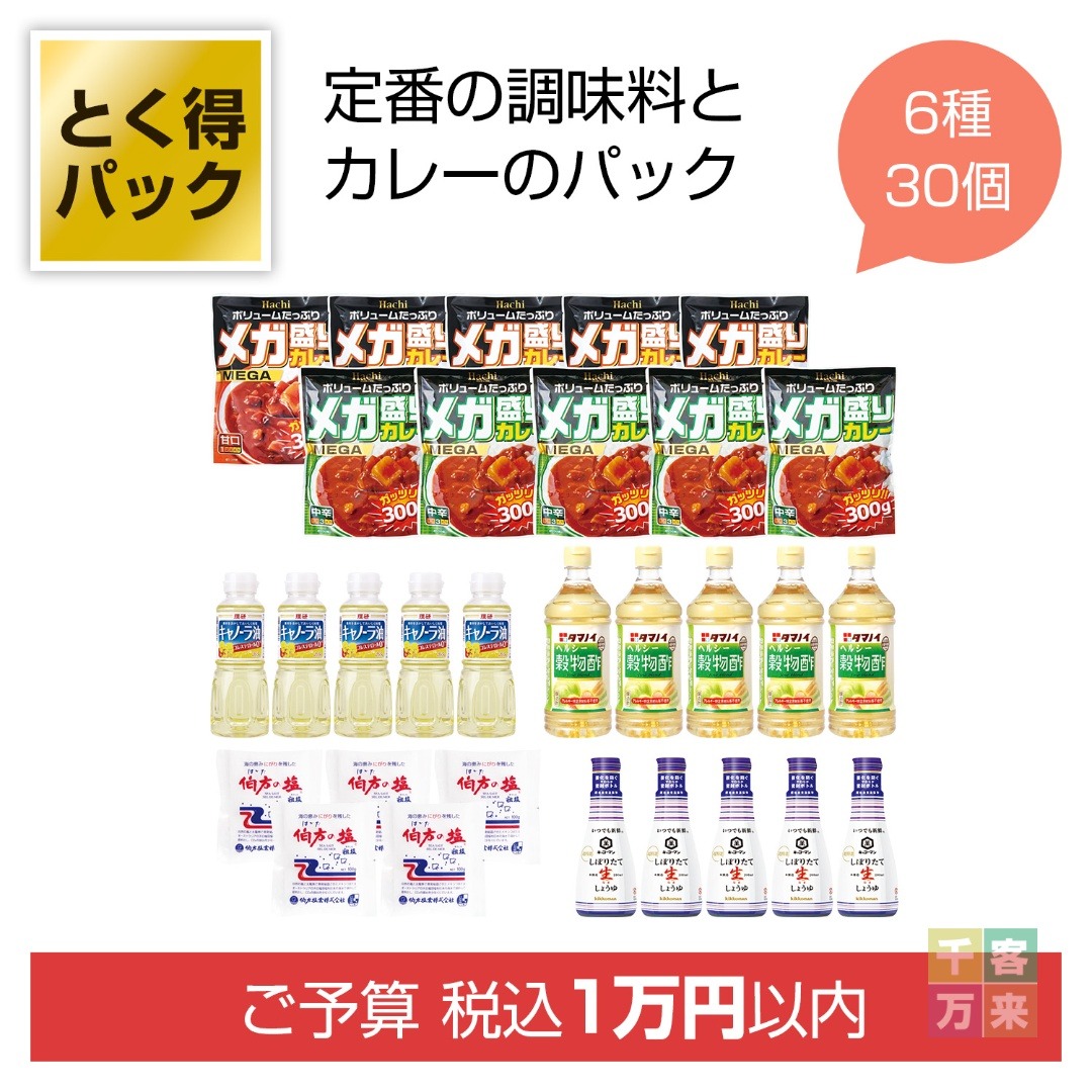 とく得パック 調味料&カレー30個